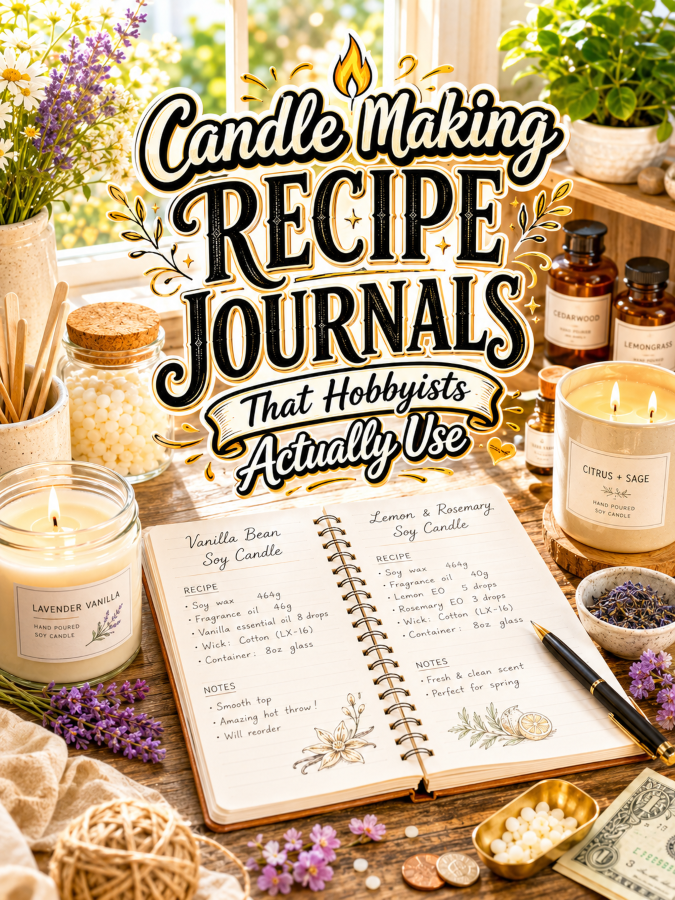 Candle Making Recipe Journals That Hobbyists Actually Use Candle Making Recipe Journals That Hobbyists Actually Use