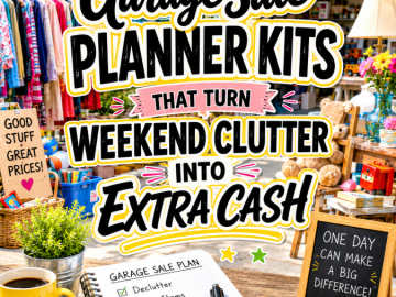 Garage Sale Planner Kits That Turn Weekend Clutter Into Extra Cash Garage Sale Planner Kits That Turn Weekend Clutter Into Extra Cash