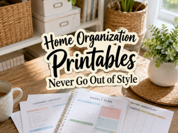 Home Organization Printables Never Go Out of Style Home Organization Printables Never Go Out of Style
