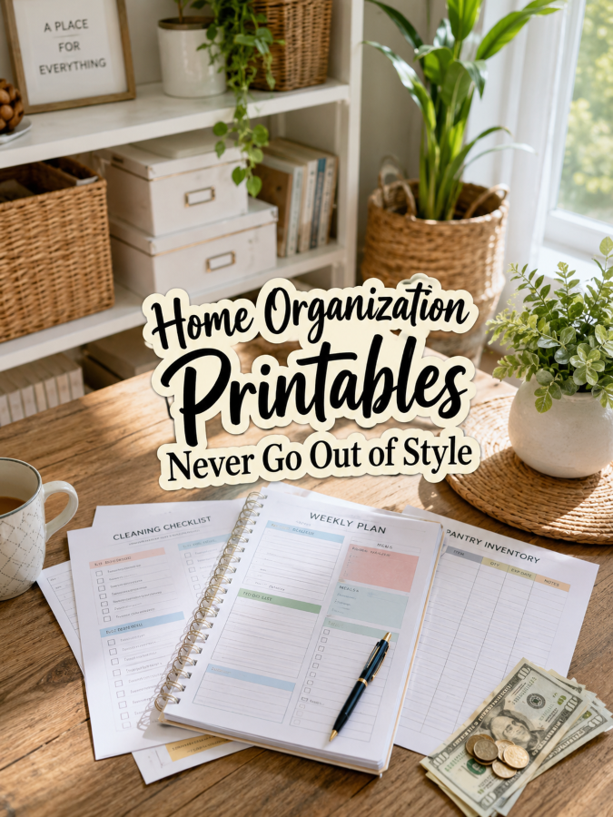 Home Organization Printables Never Go Out of Style Home Organization Printables Never Go Out of Style