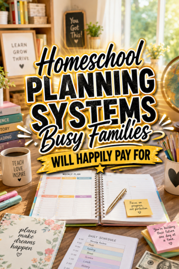 Homeschool Planning Systems Busy Families Will Happily Pay For