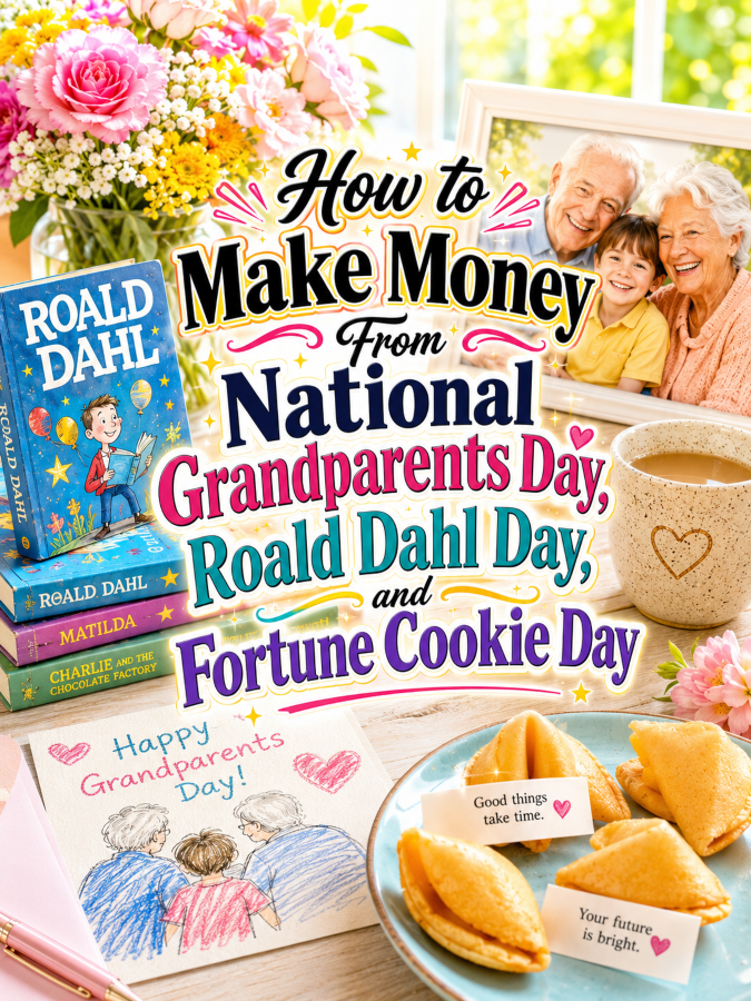How to Make Money From National Grandparents Day, Roald Dahl Day, and Fortune Cookie Day How to Make Money From National Grandparents Day, Roald Dahl Day, and Fortune Cookie Day