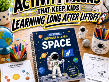 Space-Themed Activity Packs That Keep Kids Learning Long After Liftoff Space-Themed Activity Packs That Keep Kids Learning Long After Liftoff