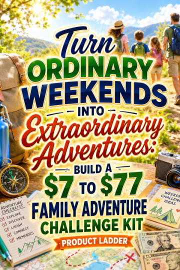 Turn Ordinary Weekends Into Extraordinary Adventures: Build a  to  Family Adventure Challenge Kit Product Ladder