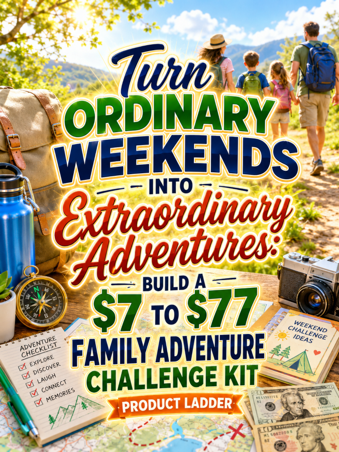Turn Ordinary Weekends Into Extraordinary Adventures: Build a  to  Family Adventure Challenge Kit Product Ladder