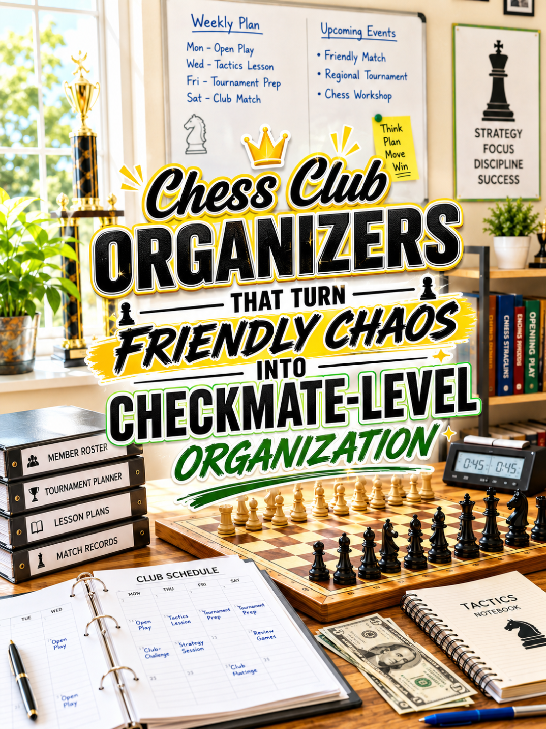 Chess Club Organizers That Turn Friendly Chaos Into Checkmate-Level Organization