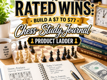 From Random Games to Rated Wins: Build a  to  Chess Study Journal Product Ladder
