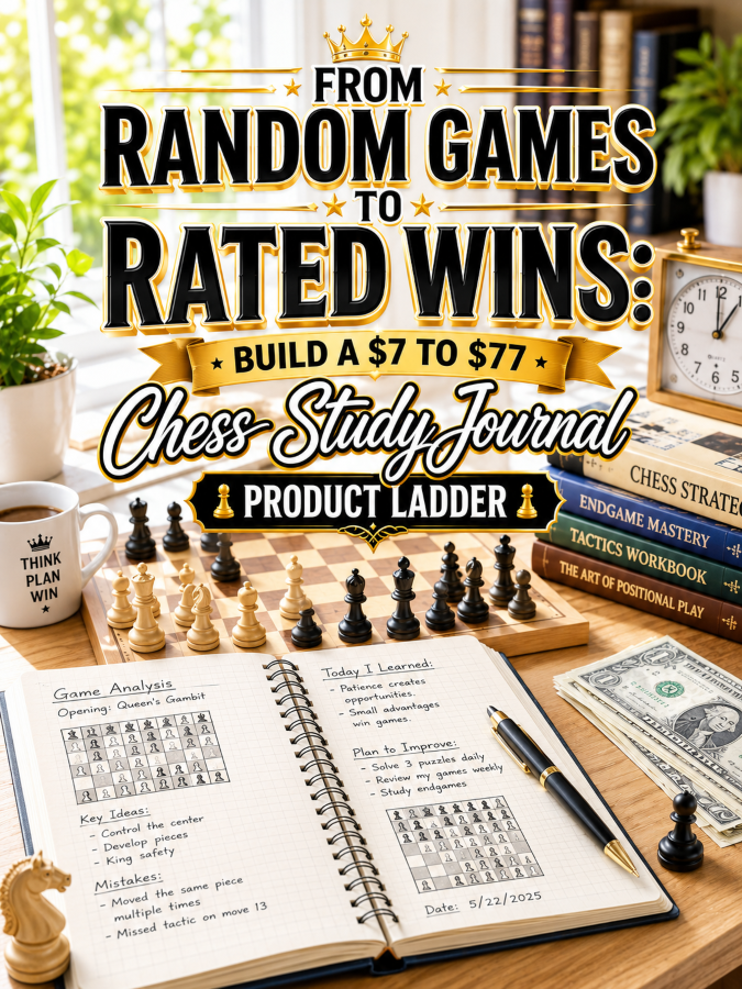 From Random Games to Rated Wins: Build a to Chess Study Journal Product Ladder From Random Games to Rated Wins: Build a to Chess Study Journal Product Ladder