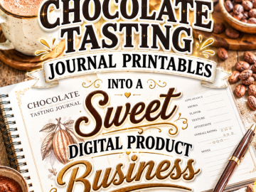 Turn Chocolate Tasting Journal Printables Into a Sweet Digital Product Business