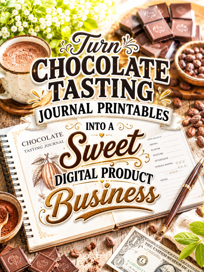 Turn Chocolate Tasting Journal Printables Into a Sweet Digital Product Business Turn Chocolate Tasting Journal Printables Into a Sweet Digital Product Business