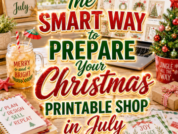 The Smart Way to Prepare Your Christmas Printable Shop in July The Smart Way to Prepare Your Christmas Printable Shop in July