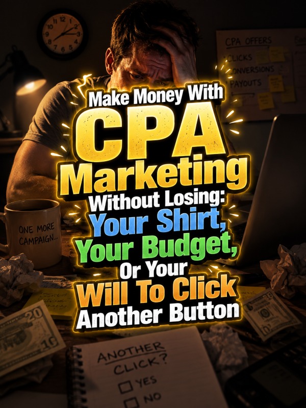 Make Money With CPA Marketing Without Losing Your Shirt, Your Budget, Or Your Will To Click Another Button