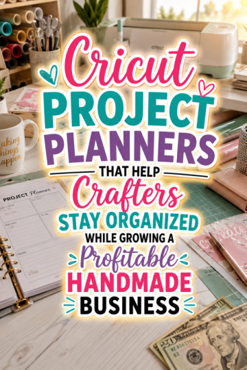 Cricut Project Planners That Help Crafters Stay Organized While Growing a Profitable Handmade Business