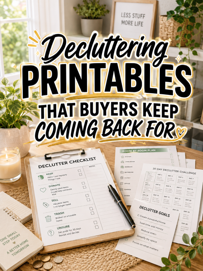 Decluttering Printables That Buyers Keep Coming Back For Decluttering Printables That Buyers Keep Coming Back For