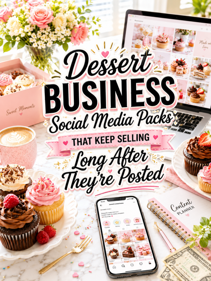 Dessert Business Social Media Packs That Keep Selling Long After They’re Posted Dessert Business Social Media Packs That Keep Selling Long After They’re Posted