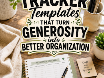 Donation Tracker Templates That Turn Generosity Into Better Organization