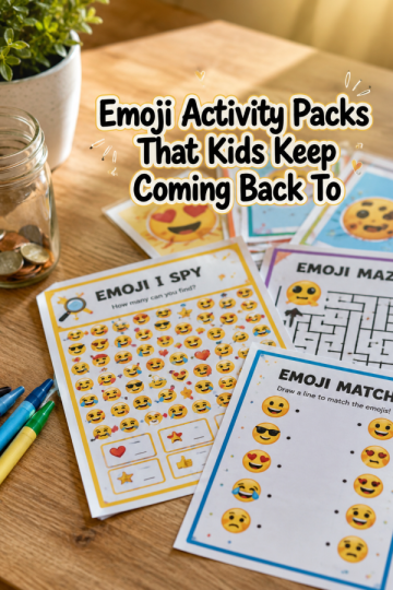 Emoji Activity Packs That Kids Keep Coming Back To