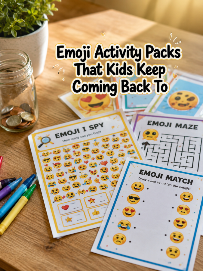 Emoji Activity Packs That Kids Keep Coming Back To