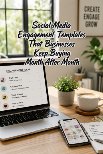 Social Media Engagement Templates That Businesses Keep Buying Month After Month