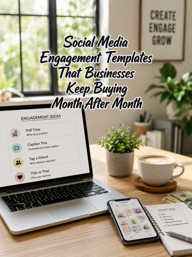 Social Media Engagement Templates That Businesses Keep Buying Month After Month
