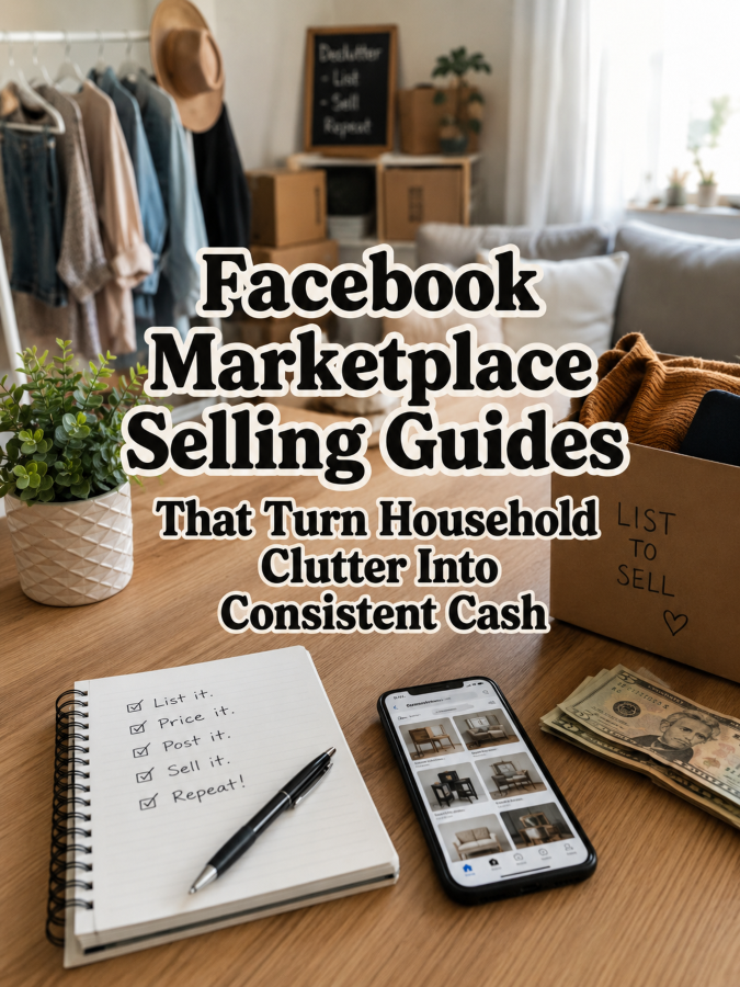 Facebook Marketplace Selling Guides That Turn Household Clutter Into Consistent Cash Facebook Marketplace Selling Guides That Turn Household Clutter Into Consistent Cash