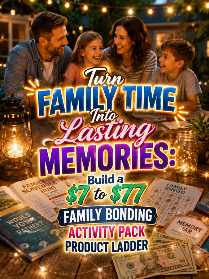 Turn Family Time Into Lasting Memories: Build a to Family Bonding Activity Pack Product Ladder Turn Family Time Into Lasting Memories: Build a to Family Bonding Activity Pack Product Ladder