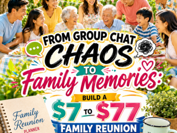 From Group Chat Chaos to Family Memories: Build a to Family Reunion Organizer Bundle From Group Chat Chaos to Family Memories: Build a to Family Reunion Organizer Bundle