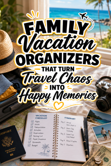 Family Vacation Organizers That Turn Travel Chaos Into Happy Memories