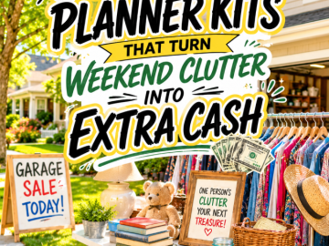 Garage Sale Planner Kits That Turn Weekend Clutter Into Extra Cash Garage Sale Planner Kits That Turn Weekend Clutter Into Extra Cash
