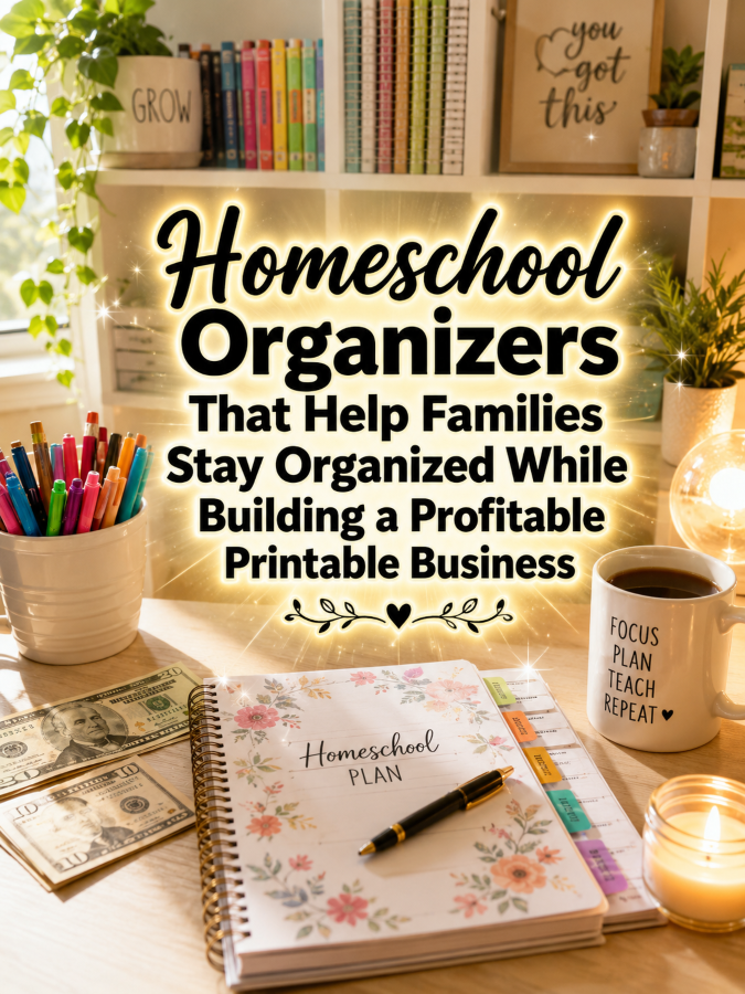 Homeschool Organizers That Help Families Stay Organized While Building a Profitable Printable Business Homeschool Organizers That Help Families Stay Organized While Building a Profitable Printable Business