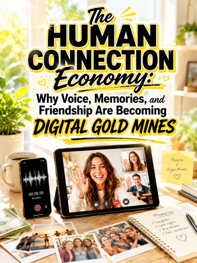 The Human Connection Economy: Why Voice, Memories, and Friendship Are Becoming Digital Gold Mines The Human Connection Economy: Why Voice, Memories, and Friendship Are Becoming Digital Gold Mines