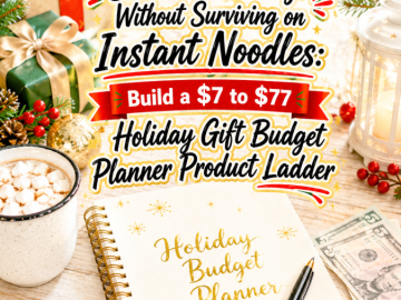 Survive the Holidays Without Surviving on Instant Noodles: Build a to Holiday Gift Budget Planner Product Ladder Survive the Holidays Without Surviving on Instant Noodles: Build a to Holiday Gift Budget Planner Product Ladder