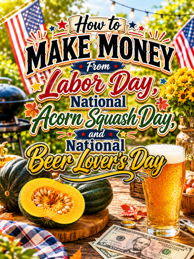 How to Make Money From Labor Day, National Acorn Squash Day, and National Beer Lover’s Day How to Make Money From Labor Day, National Acorn Squash Day, and National Beer Lover’s Day