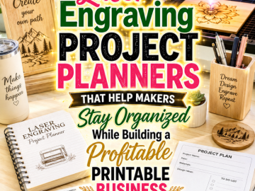 Laser Engraving Project Planners That Help Makers Stay Organized While Building a Profitable Printable Business Laser Engraving Project Planners That Help Makers Stay Organized While Building a Profitable Printable Business