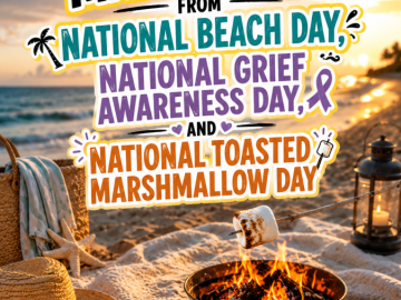 How to Make Money From National Beach Day, National Grief Awareness Day, and National Toasted Marshmallow Day How to Make Money From National Beach Day, National Grief Awareness Day, and National Toasted Marshmallow Day