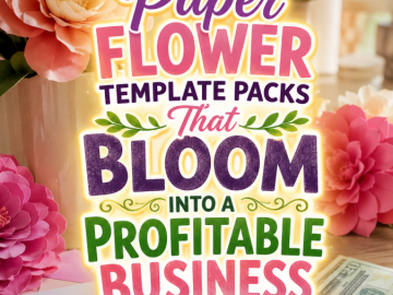 Paper Flower Template Packs That Bloom Into a Profitable Business