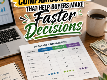 Product Comparison Sheets That Help Buyers Make Faster Decisions