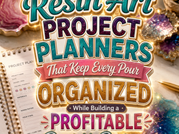 Resin Art Project Planners That Keep Every Pour Organized While Building a Profitable Printable Business Resin Art Project Planners That Keep Every Pour Organized While Building a Profitable Printable Business