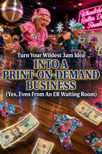 Turn Your Wildest 3am Idea Into A Print-On-Demand Business (Yes, Even From An ER Waiting Room)