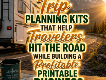 RV Trip Planning Kits That Help Travelers Hit the Road While Building a Profitable Printable Business