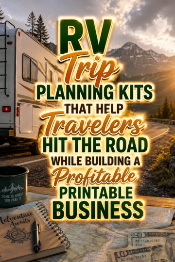 RV Trip Planning Kits That Help Travelers Hit the Road While Building a Profitable Printable Business