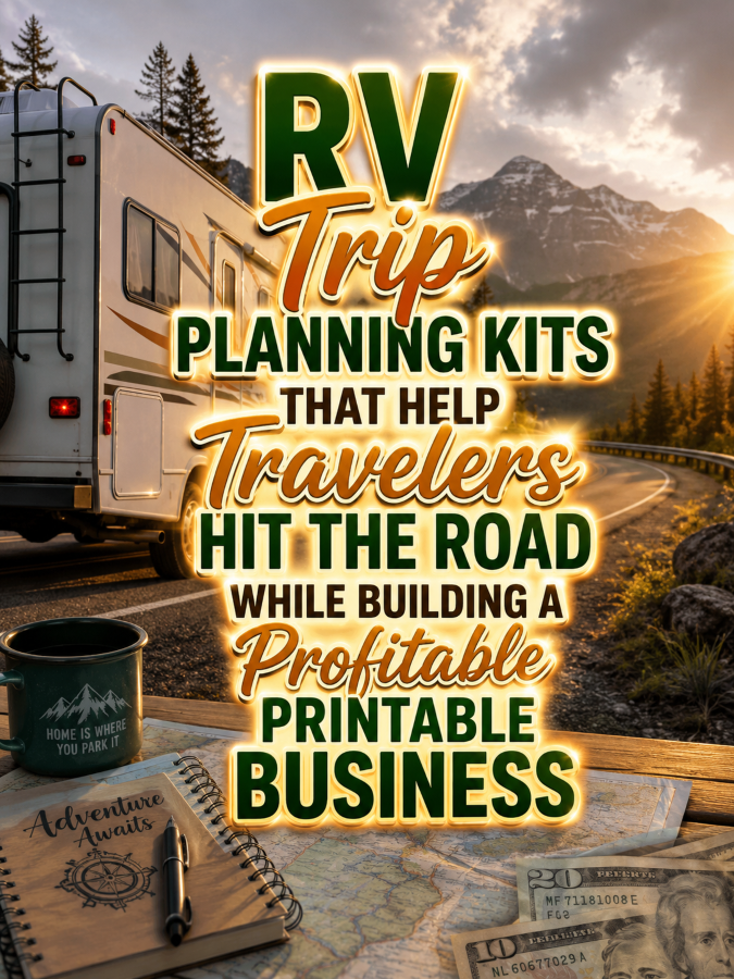 RV Trip Planning Kits That Help Travelers Hit the Road While Building a Profitable Printable Business
