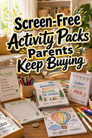 Screen-Free Activity Packs Parents Keep Buying
