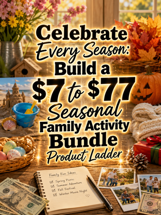 Celebrate Every Season: Build a to Seasonal Family Activity Bundle Product Ladder Celebrate Every Season: Build a to Seasonal Family Activity Bundle Product Ladder