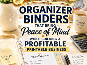 Senior Care Organizer Binders That Bring Peace of Mind While Building a Profitable Printable Business