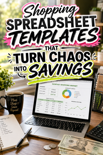 Shopping Spreadsheet Templates That Turn Chaos Into Savings