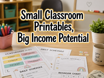 Small Classroom Printables, Big Income Potential