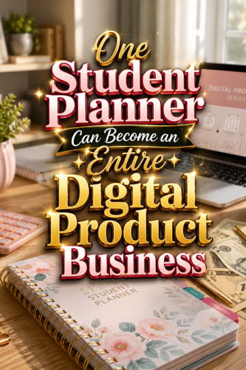 One Student Planner Can Become an Entire Digital Product Business