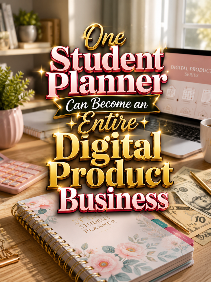One Student Planner Can Become an Entire Digital Product Business One Student Planner Can Become an Entire Digital Product Business