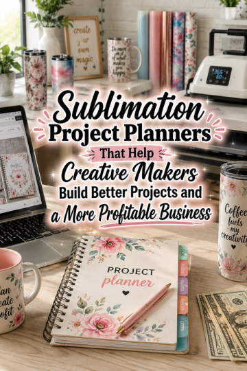 Sublimation Project Planners That Help Creative Makers Build Better Projects and a More Profitable Business
